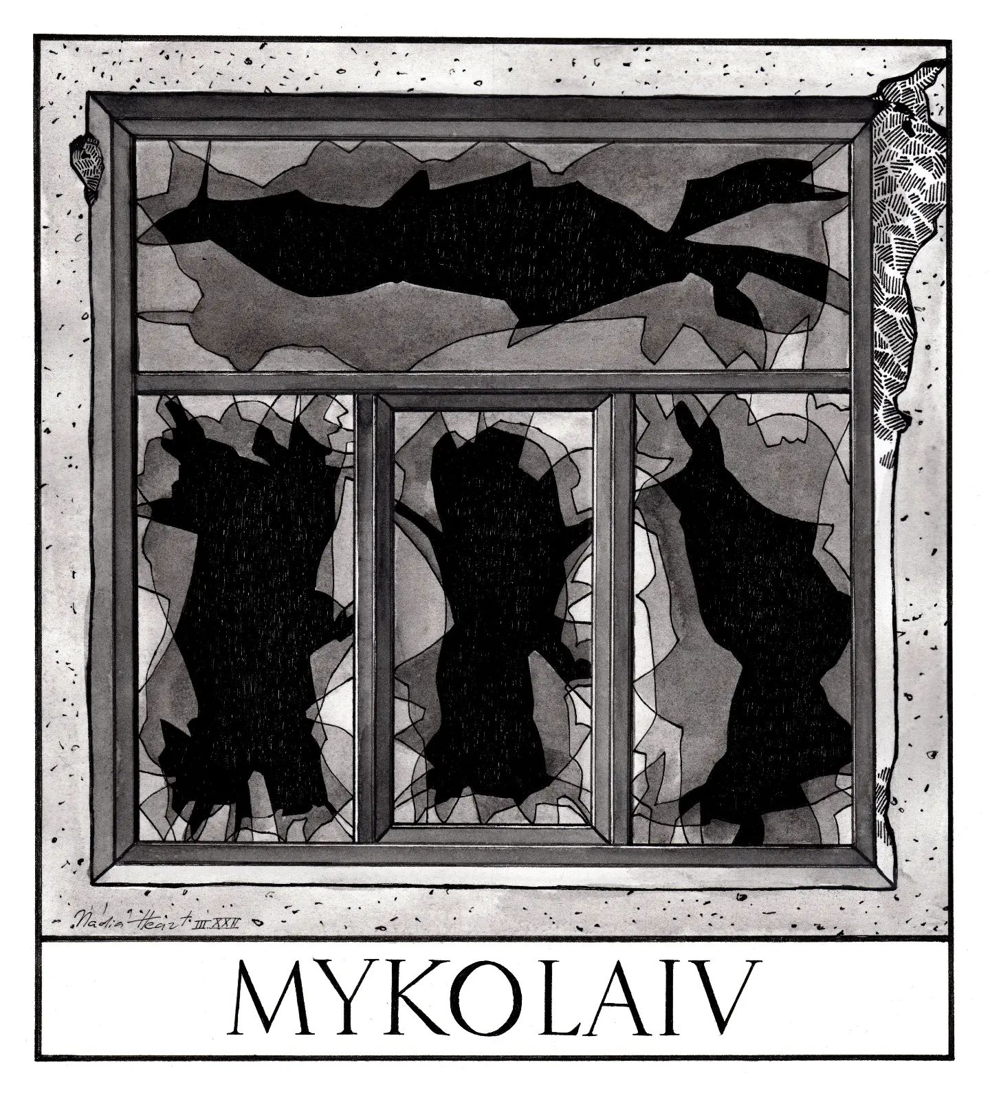 Mykolaiv, "Windows of War" Mykolaiv, "Windows of War"