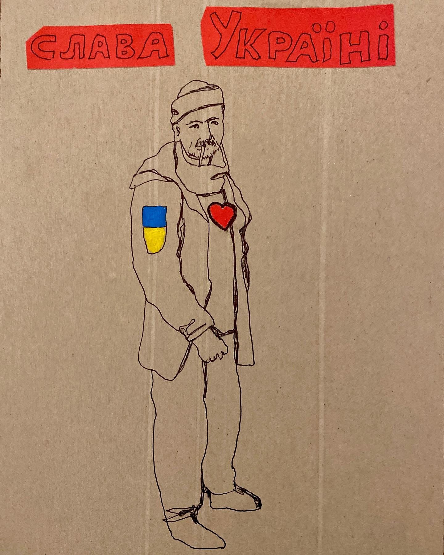 In memory of the Ukrainian prisoner shot by the Russians