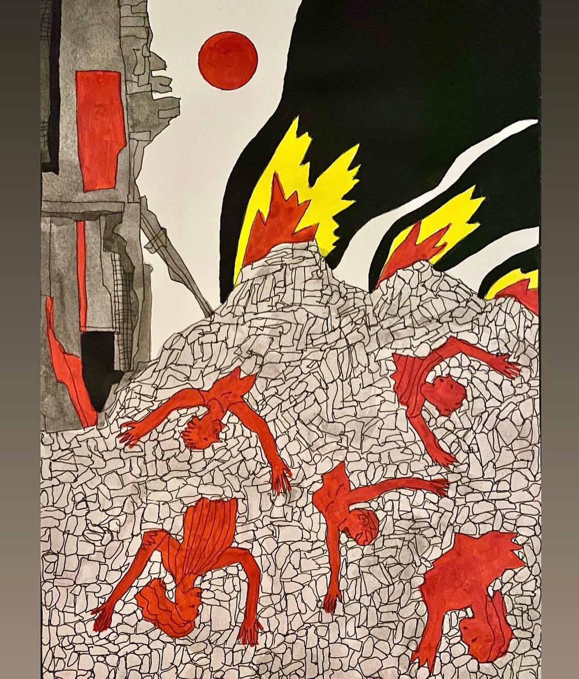 Українці під завалами житлового будинка в Часовому Яру